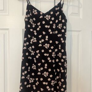french connection floral black mini dress - sundress